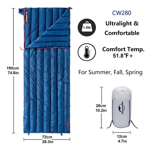 Naturehike Down Sleeping Bag 800 Fill Power Lightweight C 3