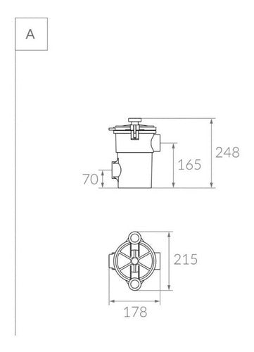 Trampa Para Pelos Pre-filtro Ø 4 - Vulcano 126000 3