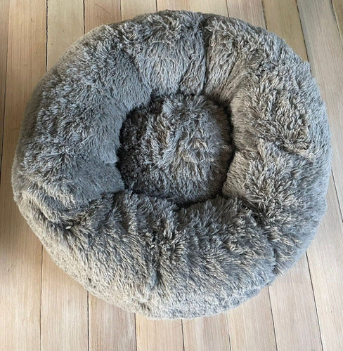 SIL Puff Cama Antiestrés Sil Para Perros Peludo Y Mullido 80cm 6