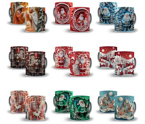 140 Artes Para Caneca Natal 3d Arquivos Premium Jpg 0