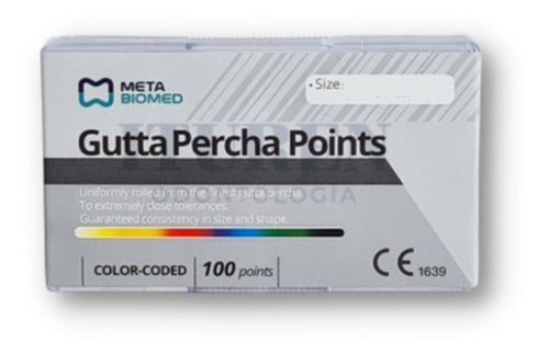 Meta Biomed Lateral Condensation Gutta Percha Cones 100u 6