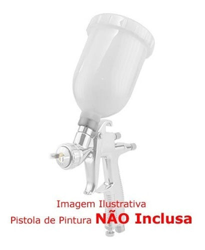 Copo Caneca Plástica 250ml Com Tampa Steula P/ Pistola Bc77 2