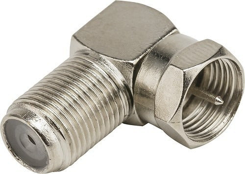 Ficha Codo Conector 90º Cable Coaxial Cable X 2 Unidades 0