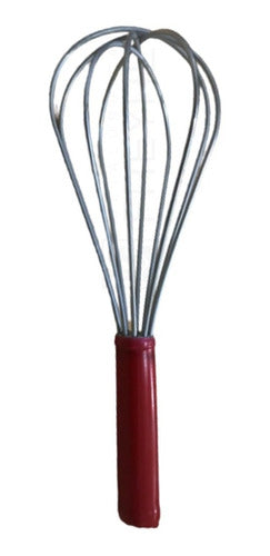 Metalúrgica Freyre Hand Whisk 25 Cm. Wired with Covered Handle 0