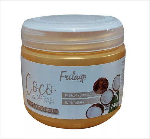 Frilayp Coco & Argan Cream Bath Brightness and Softness 240g X 6/uni 3