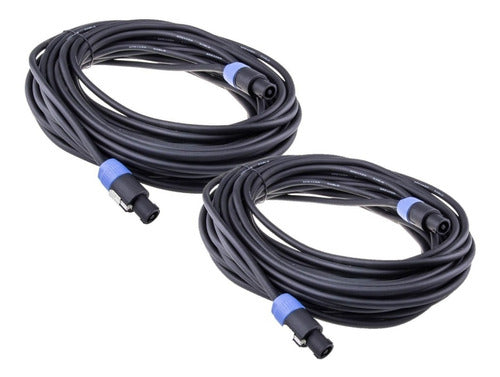 Tododj Pack 4 Cable Bafle Speakon Speakon 10 Mts. 2x2.5 Pro 2