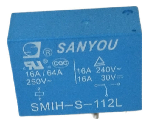 Sanyou Smih-s-112l Rele 16a 12v 0