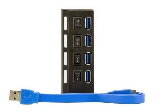 Hub Usb Extensor Regua Plug And Play Speed Switch Led 1tb 1