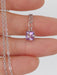 Coraó Cristales Faceted Square Amethyst Necklace 0