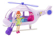 Polly Pocket Super Helicopter Doll Vehicle 3