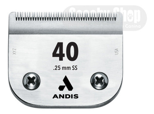 Andis Cuchilla Nº 40 0.25mm / Oster Moser Oveja Negra 1