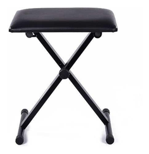 Asiento Banqueta Para Bateria Musica Reforzado Rectangular 0