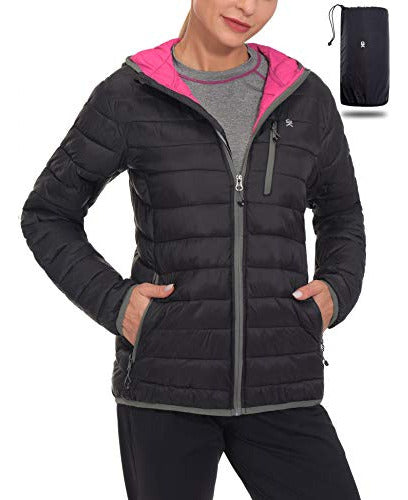 Little Donkey Andy Lightweight Packable Puffer Jacket for Women 0