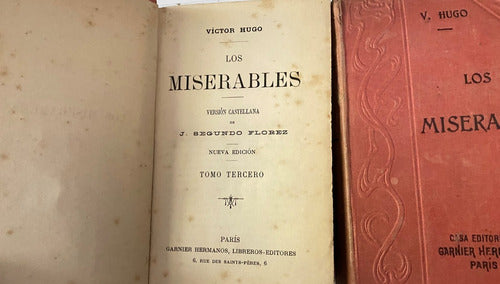 Los Miserables 5 Tomos Falta El Tomo 1  / Víctor Hugo  C1 3