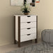 Punto Union Minimalist 4 Drawer Chest for Office and Home - AZ 2000 5