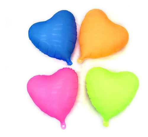 Tu Mundo Heart Shaped Fluorescent Balloon 45 Cm 3