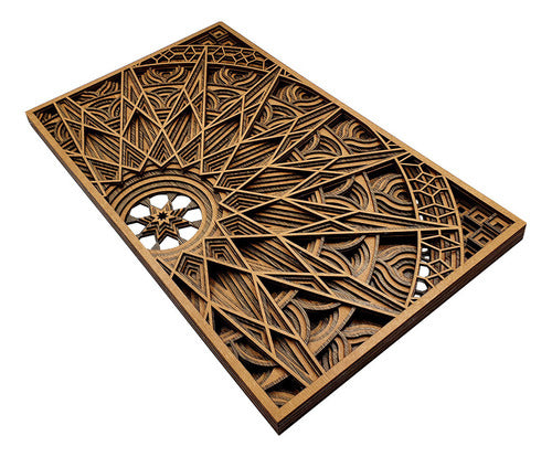 Mandala 3d  Mdf 3