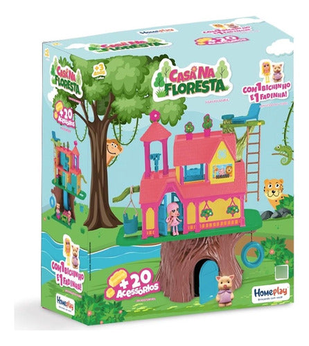 Brinquedo Casa Na Floresta Homeplay 3+ 3906 3