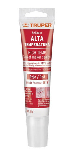 Truper Silicone Sealant High Temperature 250g Red - Fc 0