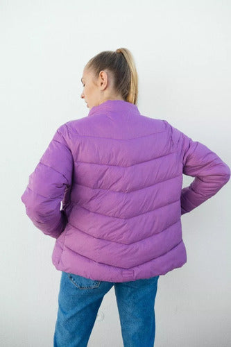 Portsaid Campera Positano Para Invierno Talle Xs Violeta 4