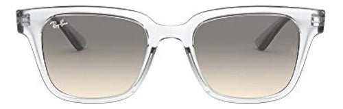 Ray-Ban Gafas De Sol Cuadradas RB4323, Transparente / Gris C 0