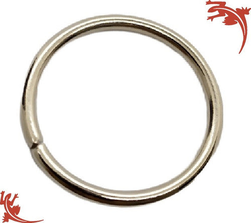 Pack of 6 Metal Rings for Crafts and Decor - 5 cm Diameter, 50 Grams 7