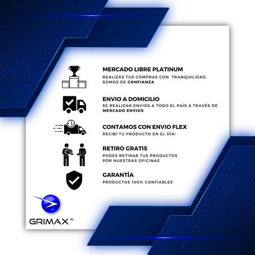 Grimax Eje Rodamiento Ventilador MWM 2.8 S10 Frontier Silverado TC 7