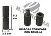 Generic Torneada Bisagra Municion 22x83mm Soldar Bolilla Portones 2