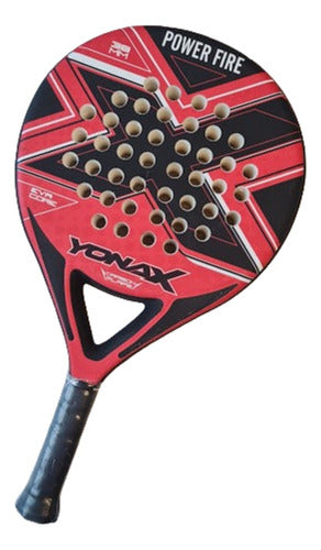 Yonax Paleta Padel Reforzada Power Fire 2024 1