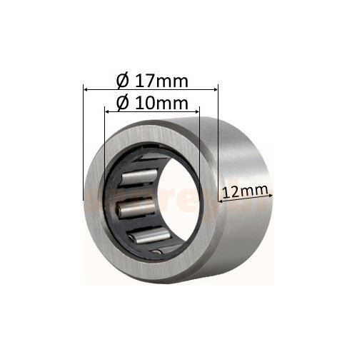 Rolamento Nk10/12 Ø10 X Ø17 X 12mm ( Nk1012 ) 1