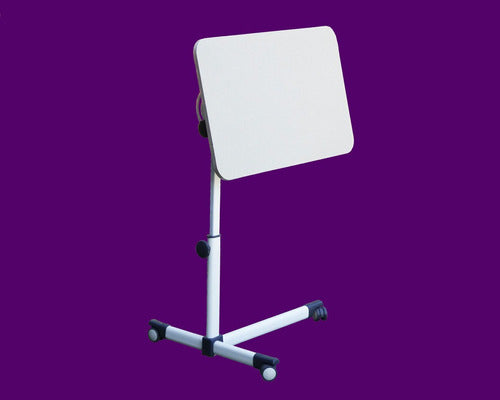 AGM Adjustable Hospital Auxiliary Table with Wheels 5