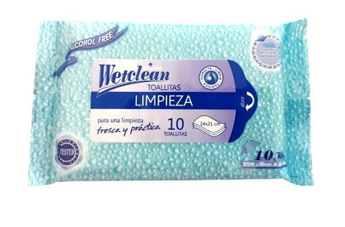 Wetclean Wet Wipes 10 Units 0