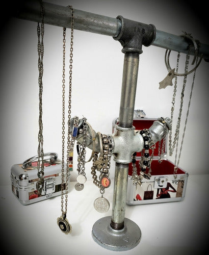 Industrial Style Necklace and Bracelet Organizer 2