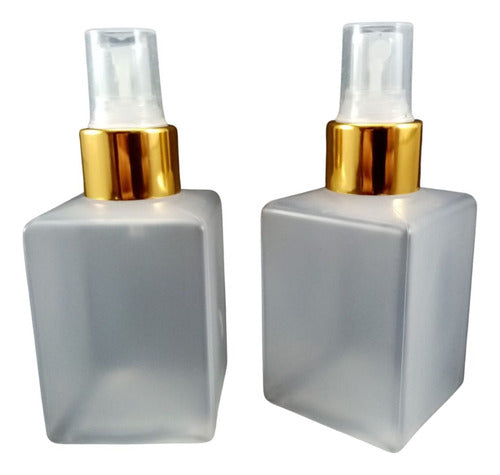 Envase 125ml Con Spray De Metal Dorado - Pack De 15 Unidades 0