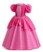 Enccfoeo Princess Peach Costume for Girls 6