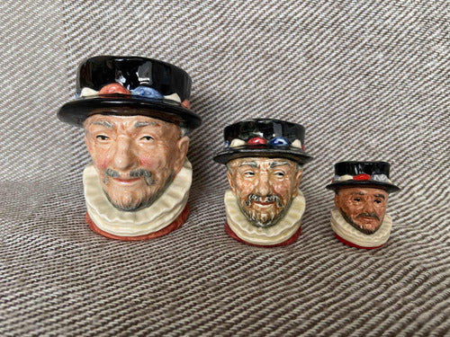 Tres Jarras Inglesas Royal Doulton Beefeater Excelenteestado 0