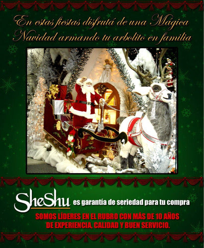 Sheshu Árbol De Navidad Alambre Rojo 1,20 Mt 31106 1