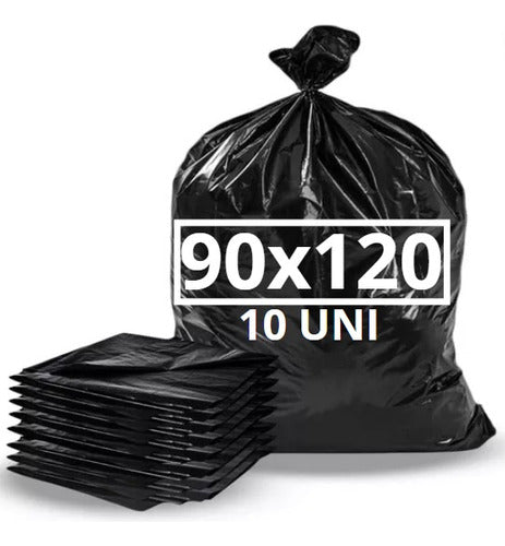 Sanimar Black Waste Bags 90x120 cm - Pack of 50 0