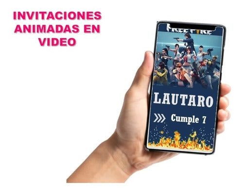 Mundo Kids Animated Free Fire Invitation Video for Whatsapp 0