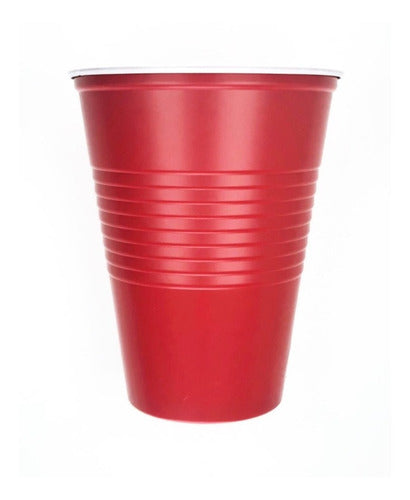 Planeta Fiesta Red Plastic Cup 500cc American Style Beer Pong Pack of 100 0