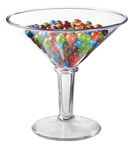 Grande 48 Oz Plástico Resistente A Roturas Super Martini Vid 0