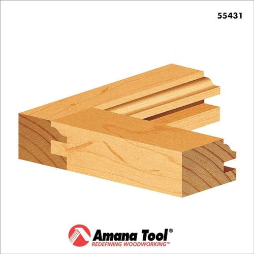 Amana Tool 55431 Montante Y Riel Ogee De 158 Pulgadas De Diá 4