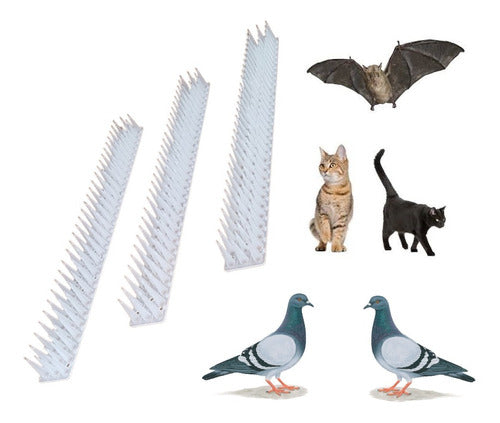 BIRD SPIKES Bird Repellent Spikes Pack of 12 PVC 0