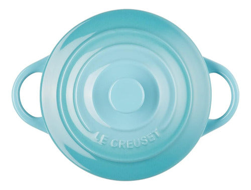 Cacerola Le Creuset Pequeña Cerámica 8 Oz Azul Caribe 2