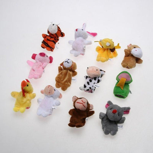 Compex-Sistemas Pack of 12 Finger Puppets Zodiac Sign Chinese Animals Stimulator 1