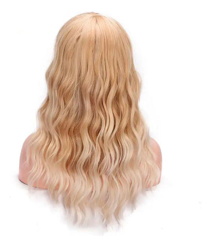 Italian Hair Long Wavy Light Blonde Wig 50cm 4