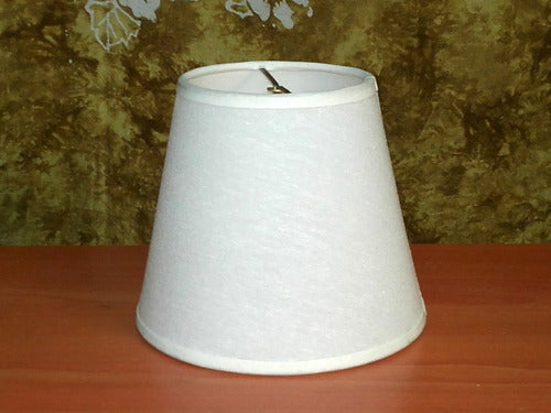 White Conical Lampshade 9-14/12 cm Height 4