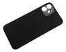 Generic Apple iPhone 12 Black Glass Back Cover with Logo 1