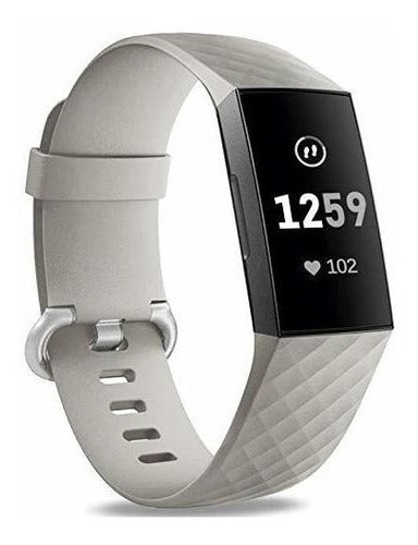 Hamile Malla Gris Para Fitbit Charge 4 / Fitbit Charge 3 / 3 Se S 0