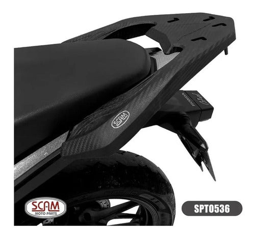 Suporte Baú Superior Fiberforce Scam Cb Twister 250 2017 Pto 2